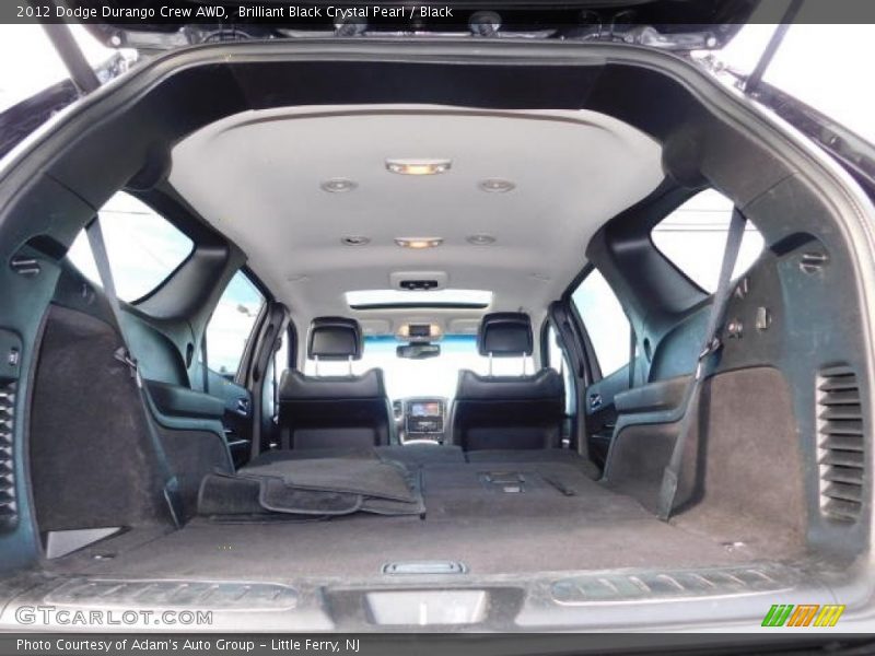 Brilliant Black Crystal Pearl / Black 2012 Dodge Durango Crew AWD
