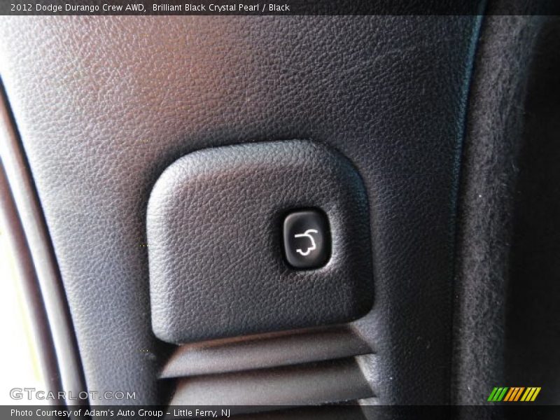 Brilliant Black Crystal Pearl / Black 2012 Dodge Durango Crew AWD
