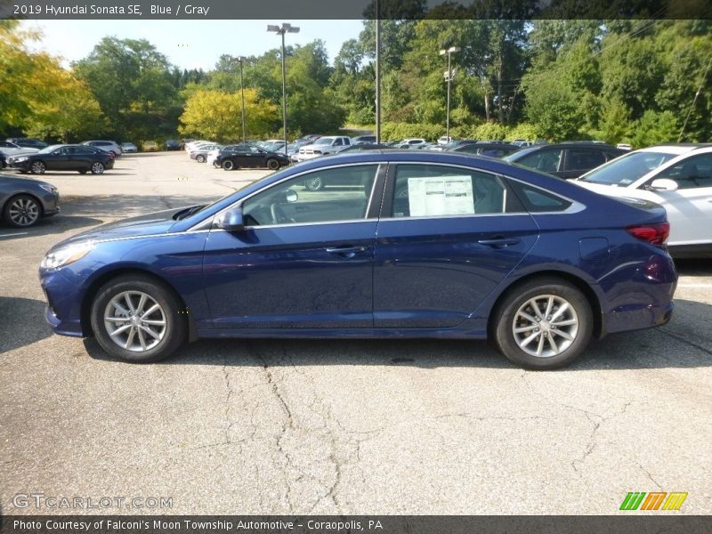 Blue / Gray 2019 Hyundai Sonata SE