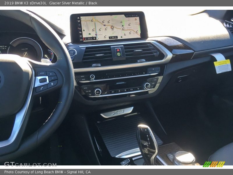 Glacier Silver Metallic / Black 2019 BMW X3 sDrive30i