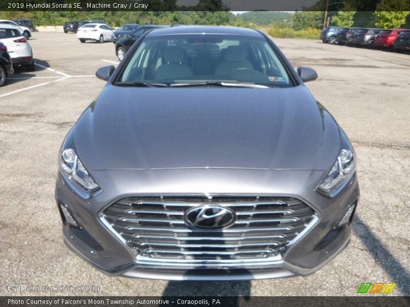 Machine Gray / Gray 2019 Hyundai Sonata SE