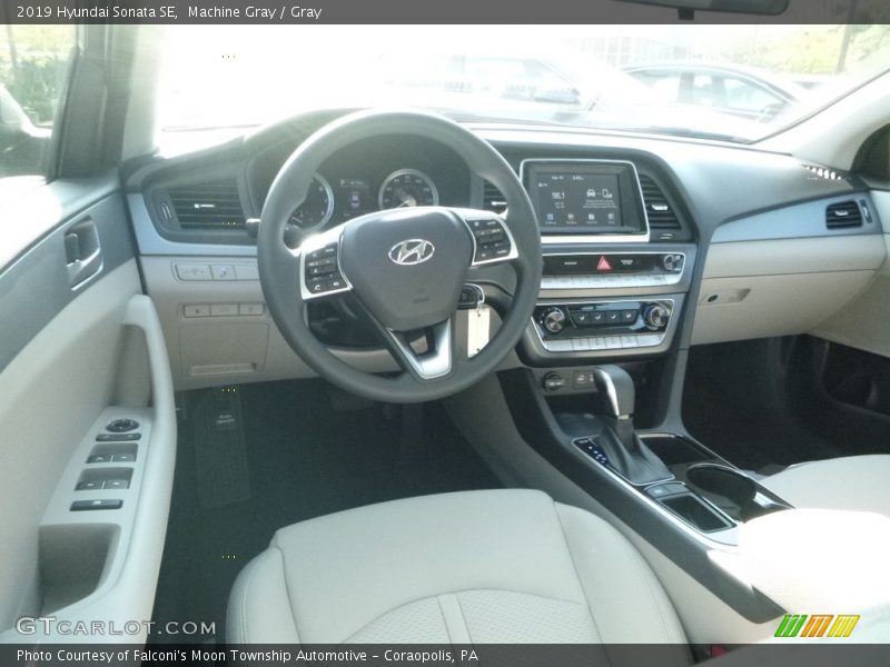 Machine Gray / Gray 2019 Hyundai Sonata SE