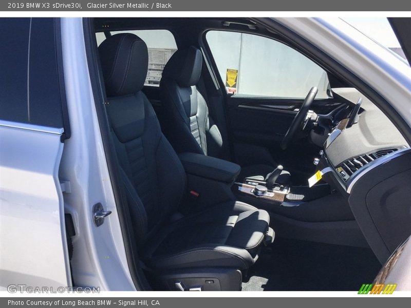 Glacier Silver Metallic / Black 2019 BMW X3 sDrive30i