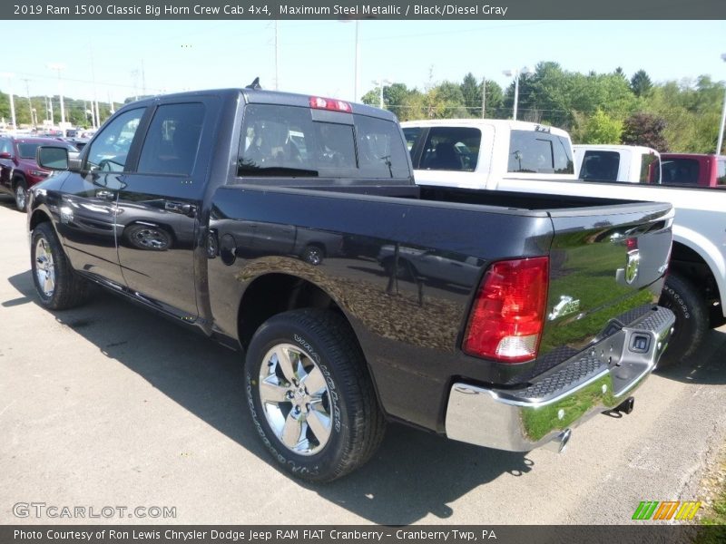 Maximum Steel Metallic / Black/Diesel Gray 2019 Ram 1500 Classic Big Horn Crew Cab 4x4