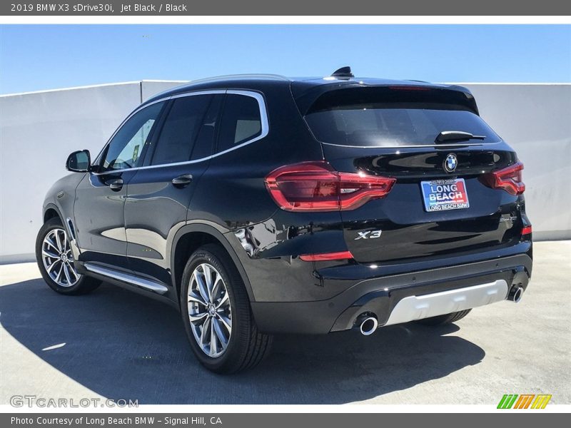 Jet Black / Black 2019 BMW X3 sDrive30i