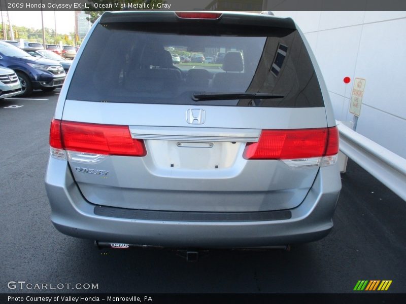 Ocean Mist Metallic / Gray 2009 Honda Odyssey EX-L