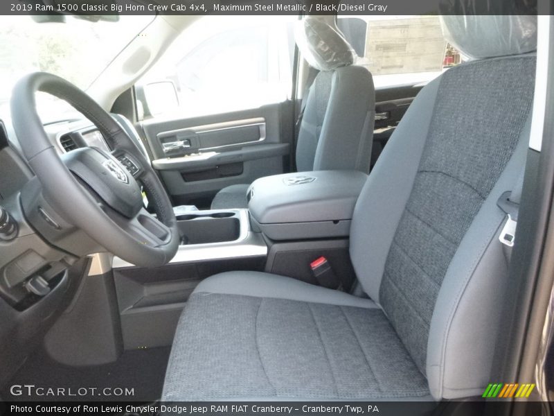  2019 1500 Classic Big Horn Crew Cab 4x4 Black/Diesel Gray Interior