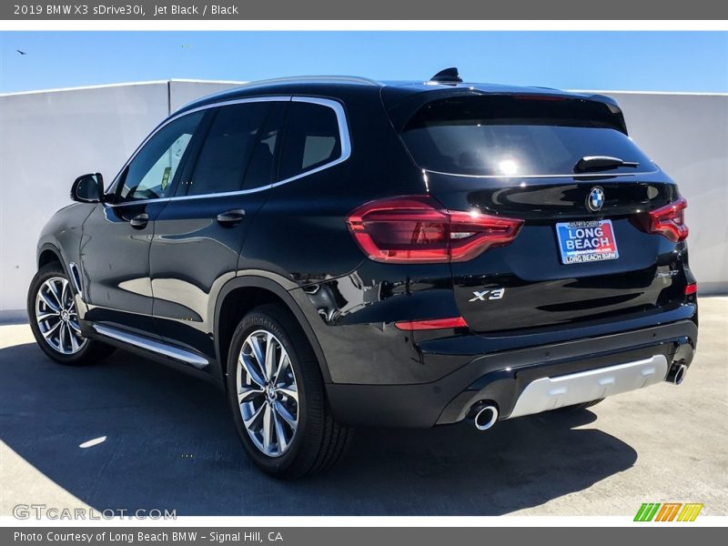 Jet Black / Black 2019 BMW X3 sDrive30i