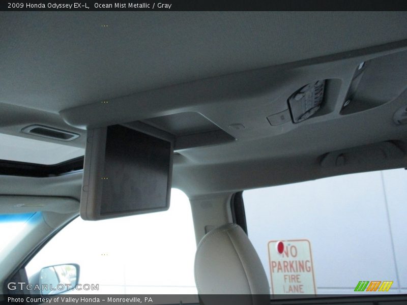 Ocean Mist Metallic / Gray 2009 Honda Odyssey EX-L