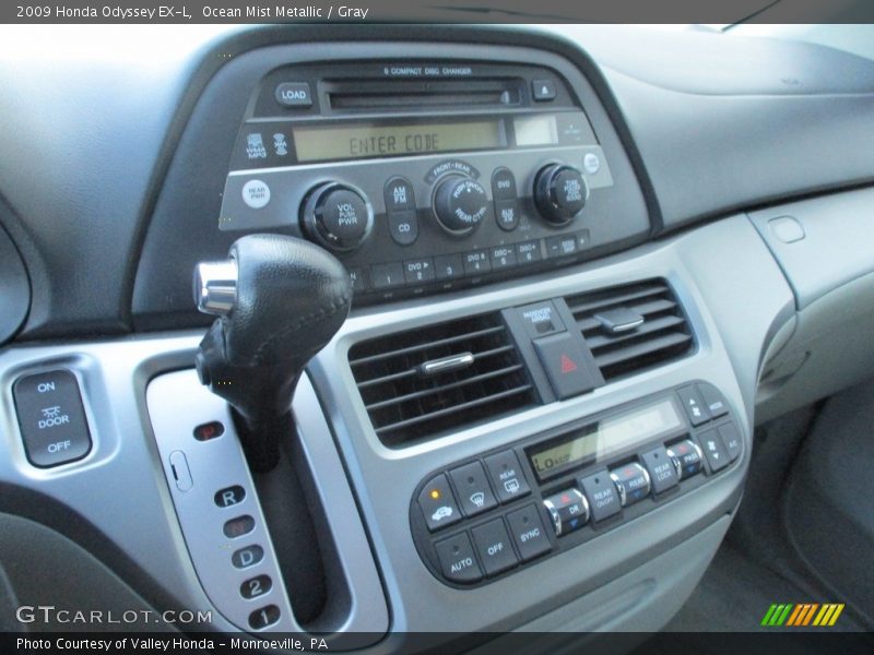 Ocean Mist Metallic / Gray 2009 Honda Odyssey EX-L