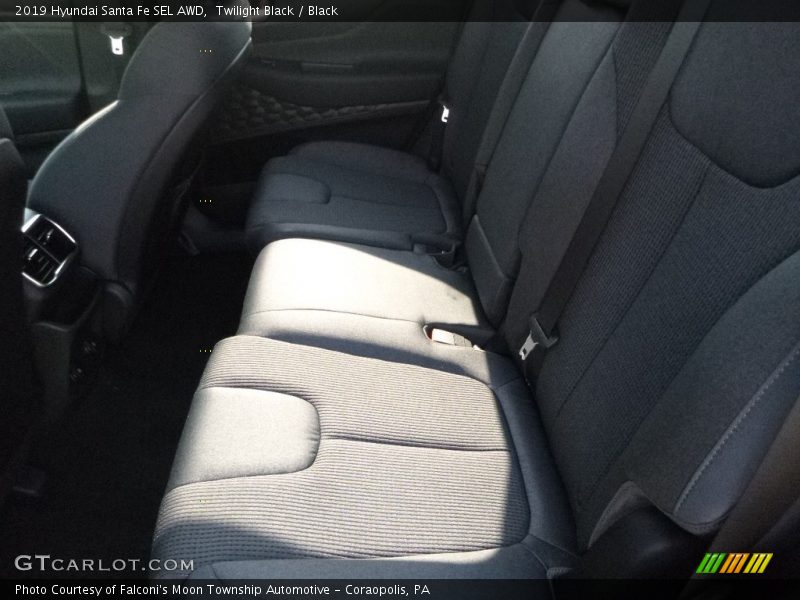 Twilight Black / Black 2019 Hyundai Santa Fe SEL AWD