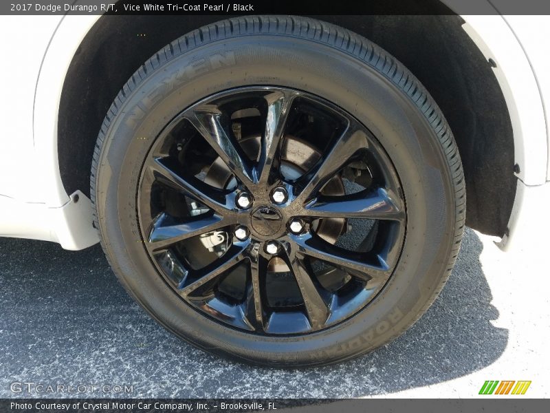 Vice White Tri-Coat Pearl / Black 2017 Dodge Durango R/T