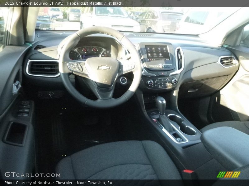 Pepperdust Metallic / Jet Black 2019 Chevrolet Equinox LT AWD