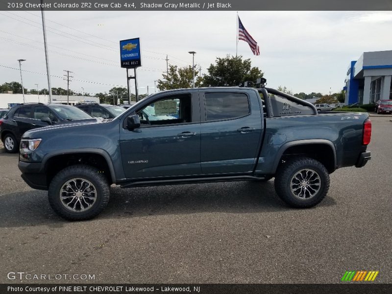 Shadow Gray Metallic / Jet Black 2019 Chevrolet Colorado ZR2 Crew Cab 4x4