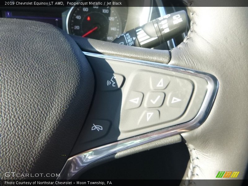 Pepperdust Metallic / Jet Black 2019 Chevrolet Equinox LT AWD