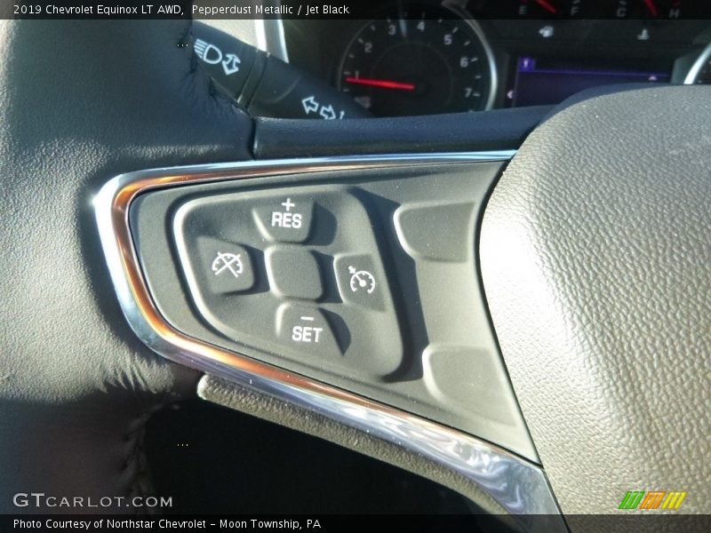 Pepperdust Metallic / Jet Black 2019 Chevrolet Equinox LT AWD