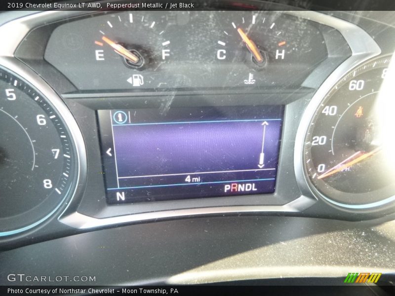 Pepperdust Metallic / Jet Black 2019 Chevrolet Equinox LT AWD