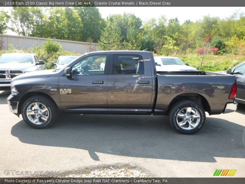 Granite Crystal Metallic / Black/Diesel Gray 2019 Ram 1500 Classic Big Horn Crew Cab 4x4