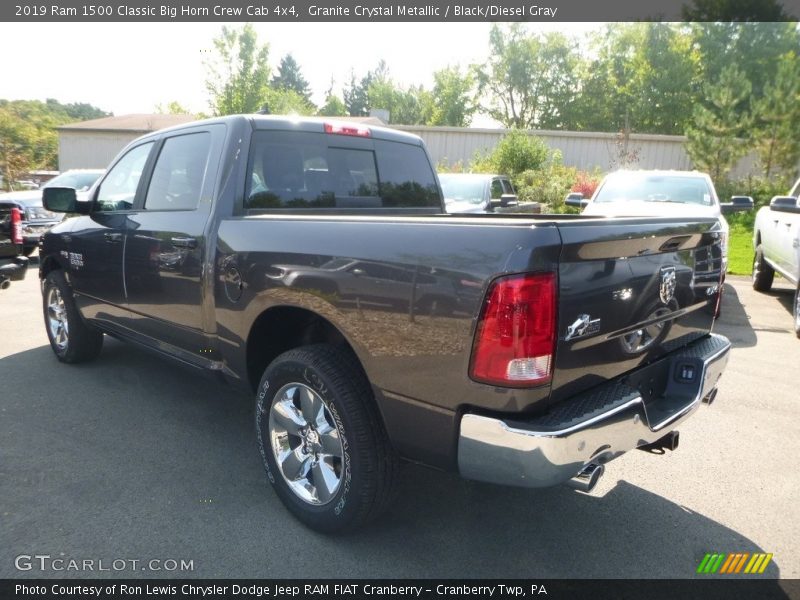 Granite Crystal Metallic / Black/Diesel Gray 2019 Ram 1500 Classic Big Horn Crew Cab 4x4