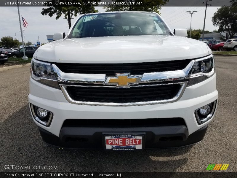 Summit White / Jet Black/Dark Ash 2019 Chevrolet Colorado WT Crew Cab 4x4