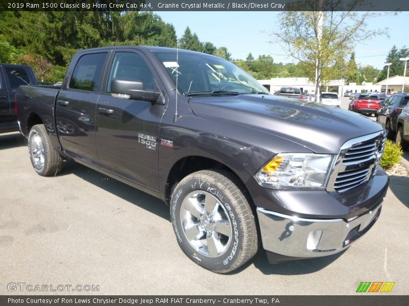 Granite Crystal Metallic / Black/Diesel Gray 2019 Ram 1500 Classic Big Horn Crew Cab 4x4