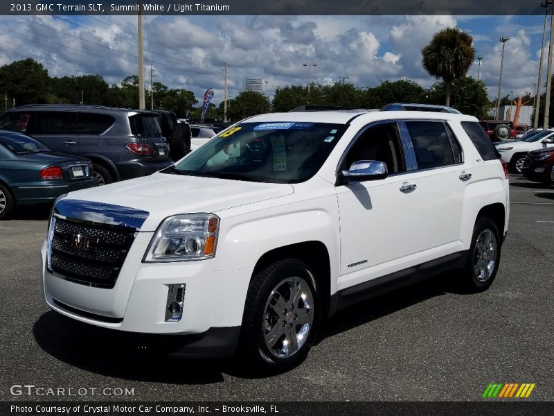Summit White / Light Titanium 2013 GMC Terrain SLT