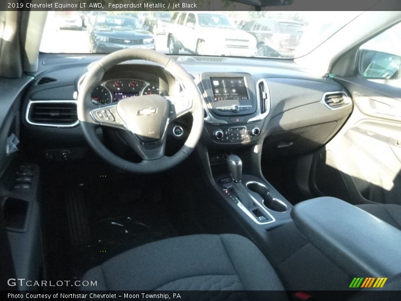 Pepperdust Metallic / Jet Black 2019 Chevrolet Equinox LT AWD