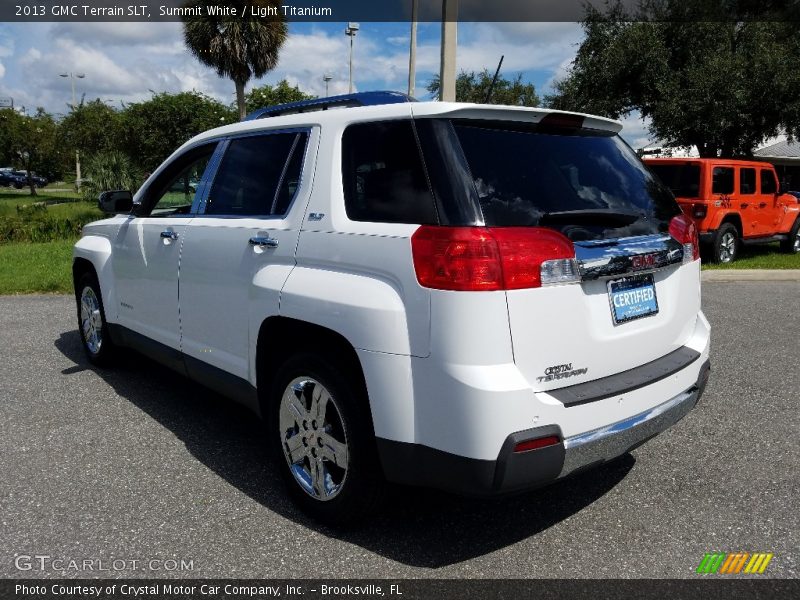 Summit White / Light Titanium 2013 GMC Terrain SLT