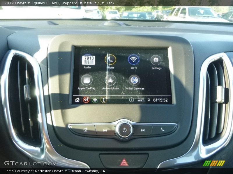 Pepperdust Metallic / Jet Black 2019 Chevrolet Equinox LT AWD