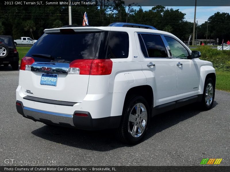 Summit White / Light Titanium 2013 GMC Terrain SLT