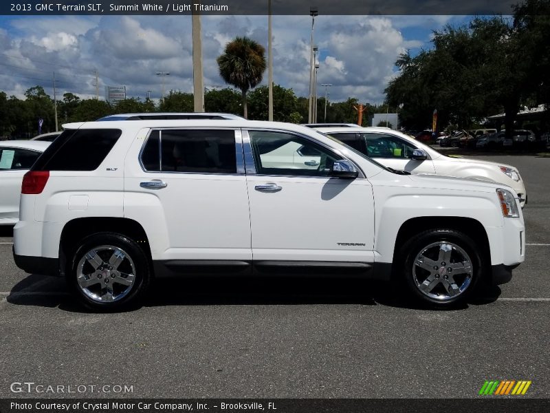 Summit White / Light Titanium 2013 GMC Terrain SLT