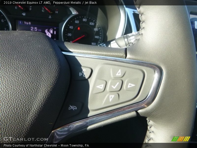 Pepperdust Metallic / Jet Black 2019 Chevrolet Equinox LT AWD