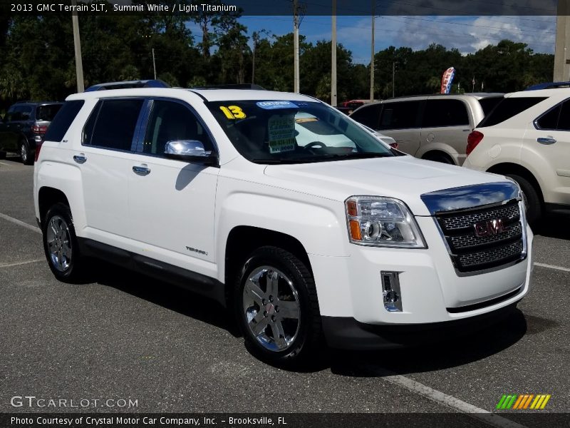 Summit White / Light Titanium 2013 GMC Terrain SLT