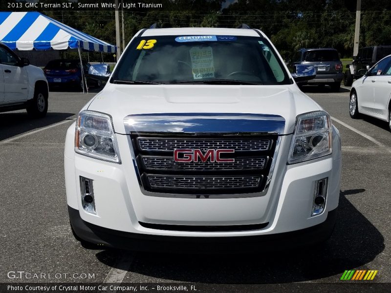 Summit White / Light Titanium 2013 GMC Terrain SLT