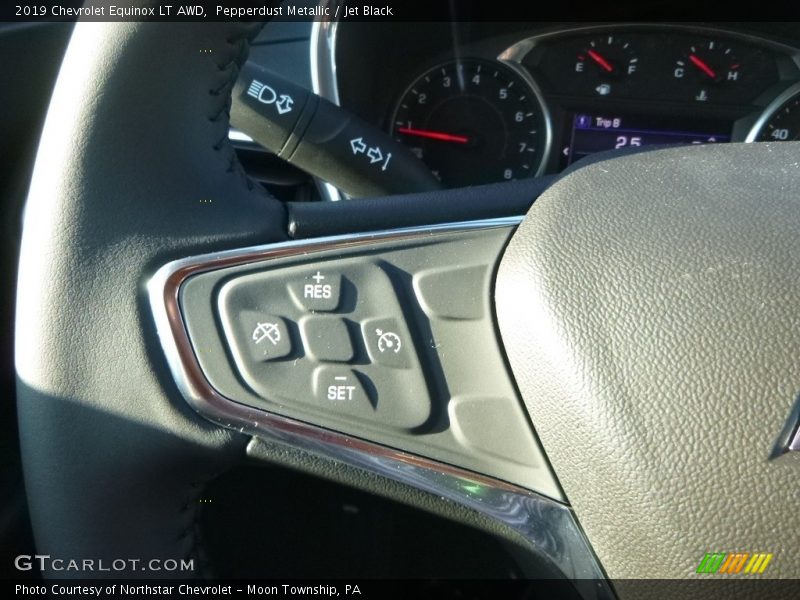 Pepperdust Metallic / Jet Black 2019 Chevrolet Equinox LT AWD