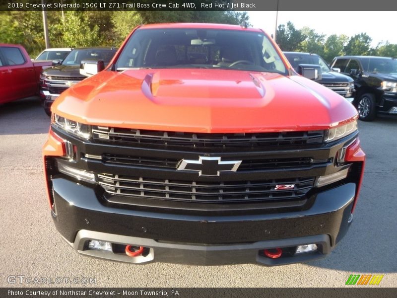 Red Hot / Jet Black 2019 Chevrolet Silverado 1500 LT Z71 Trail Boss Crew Cab 4WD
