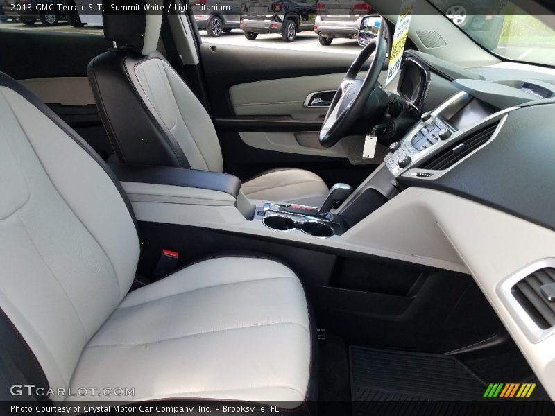Summit White / Light Titanium 2013 GMC Terrain SLT