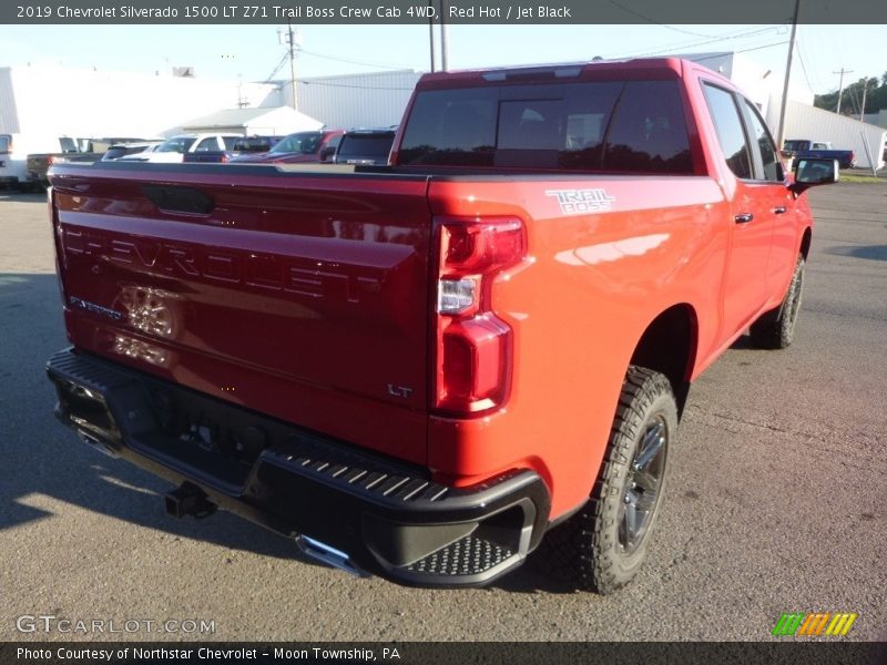 Red Hot / Jet Black 2019 Chevrolet Silverado 1500 LT Z71 Trail Boss Crew Cab 4WD