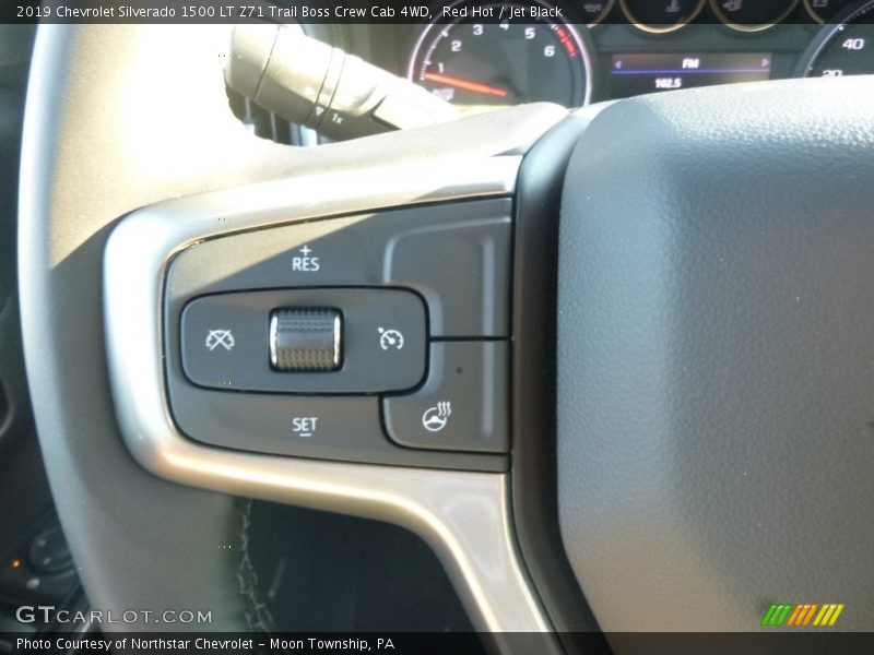 Red Hot / Jet Black 2019 Chevrolet Silverado 1500 LT Z71 Trail Boss Crew Cab 4WD