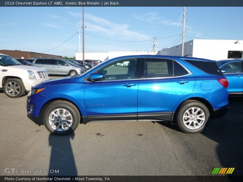 Kinetic Blue Metallic / Jet Black 2019 Chevrolet Equinox LT AWD