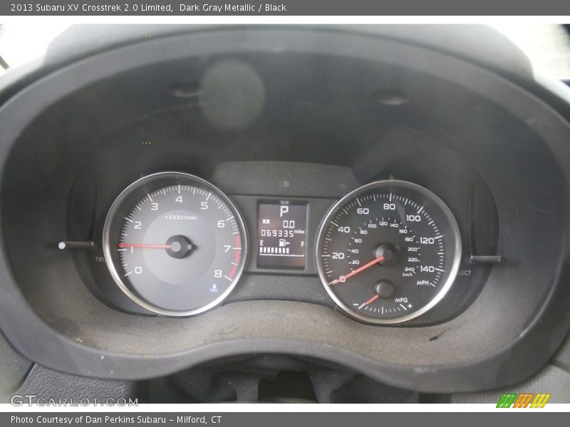 Dark Gray Metallic / Black 2013 Subaru XV Crosstrek 2.0 Limited