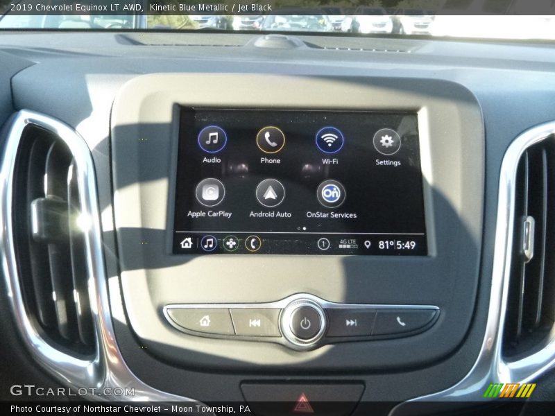 Kinetic Blue Metallic / Jet Black 2019 Chevrolet Equinox LT AWD