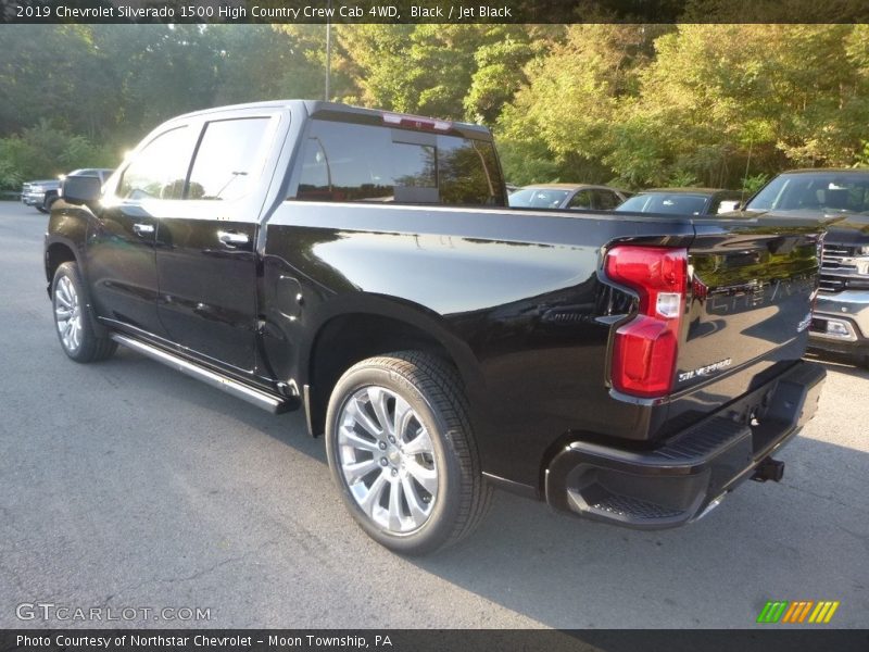 Black / Jet Black 2019 Chevrolet Silverado 1500 High Country Crew Cab 4WD