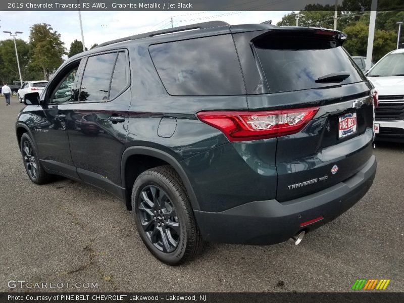 Graphite Metallic / Jet Black 2019 Chevrolet Traverse RS AWD
