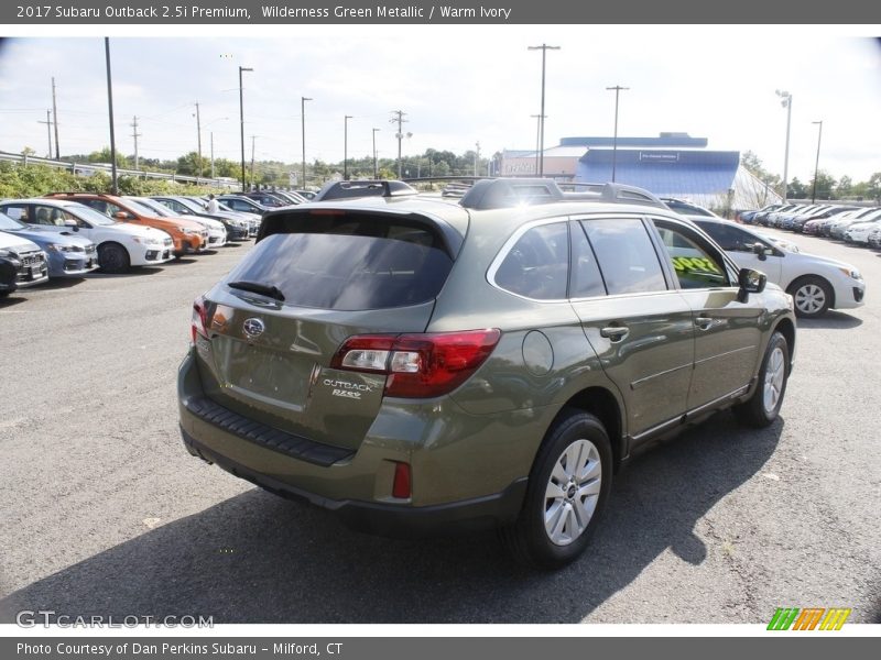 Wilderness Green Metallic / Warm Ivory 2017 Subaru Outback 2.5i Premium