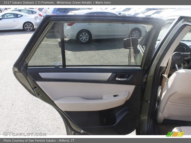 Wilderness Green Metallic / Warm Ivory 2017 Subaru Outback 2.5i Premium