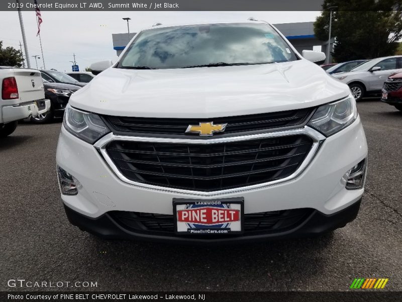Summit White / Jet Black 2019 Chevrolet Equinox LT AWD