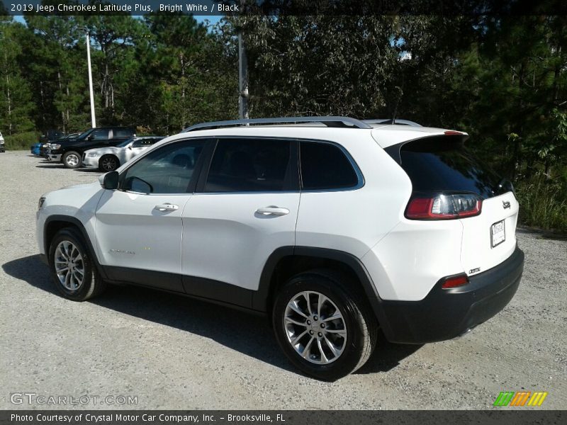 Bright White / Black 2019 Jeep Cherokee Latitude Plus