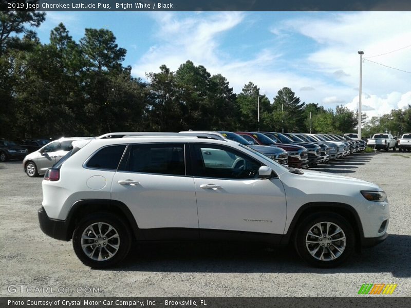 Bright White / Black 2019 Jeep Cherokee Latitude Plus