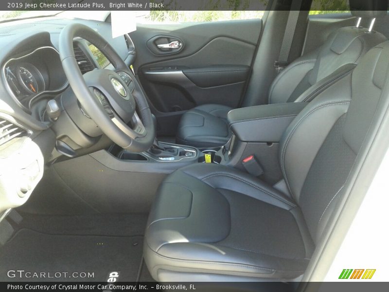 Bright White / Black 2019 Jeep Cherokee Latitude Plus